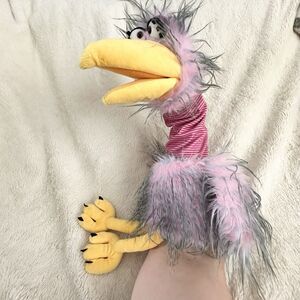 Living Puppets Loops Pink Bird Hand Puppet 21” Plush Animal Toy